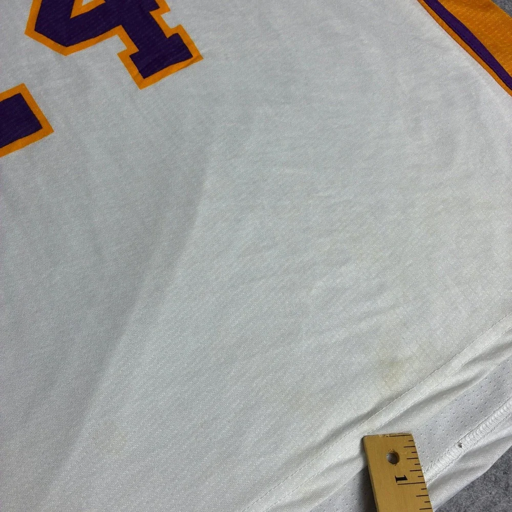 NBA Los Angeles Lakers Kobe Bryant 24 Jersey White Mens XXL Basketball Sport - Picture 8 of 8